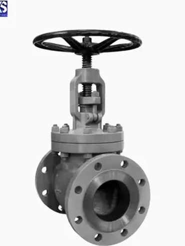 Mild steel hand wheel operated gate valve with flanged ends